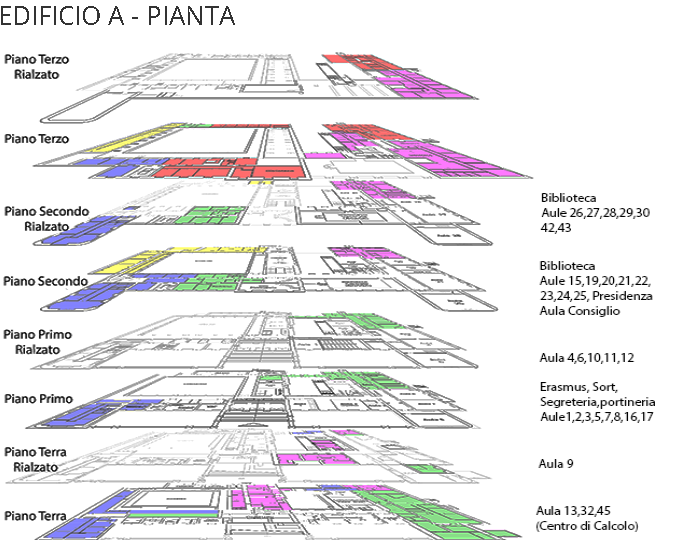 Edificio A - Pianta