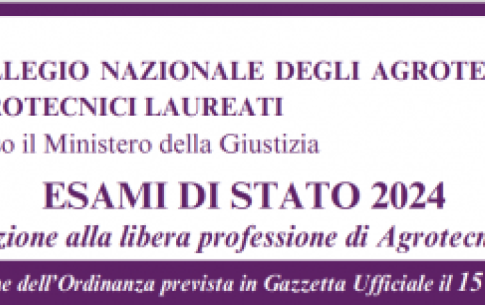 ESAMI DI ABILITAZIONE ALLA PROFESSIONE DI AGROTECNICO LAUREATO