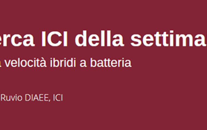 TRENI AD ALTA VELOCITÀ IBRIDI A BATTERIA
