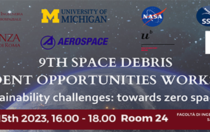9TH SPACE DEBRIS - STUDENT OPPORTUNITIES WORKSHOP