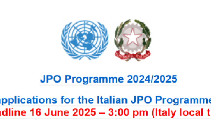 Junior Professional Officer Programme (JPO) 2025