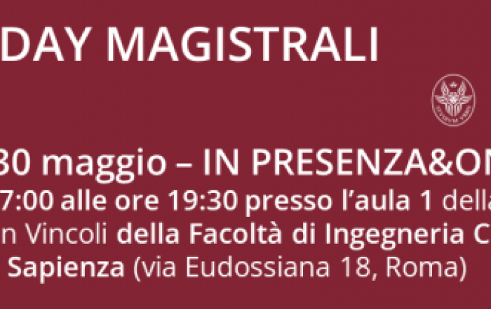 OPEN DAY MAGISTRALI ICI