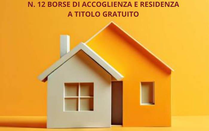Borsa di accoglienza e residenza (posti alloggio) a titolo gratuito