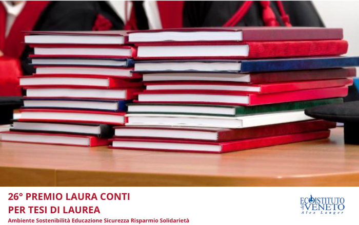26° PREMIO LAURA CONTI PER TESI DI LAUREA