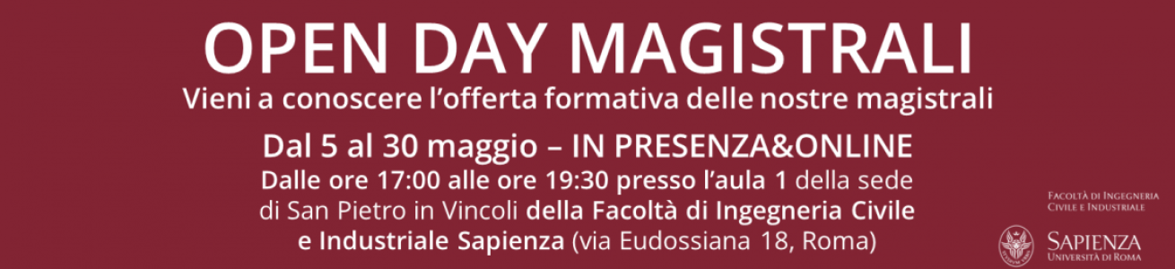 OPEN DAY MAGISTRALI ICI
