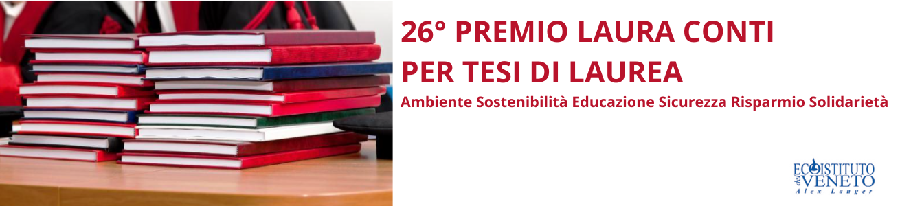 26° PREMIO LAURA CONTI PER TESI DI LAUREA