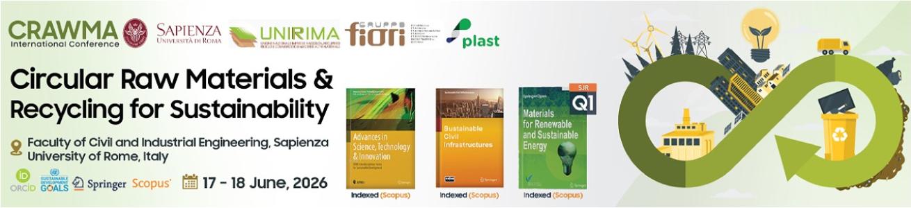 CRAWMA 2026 – 1st International Conference on Circular Raw Materials and Recycling for Sustainability